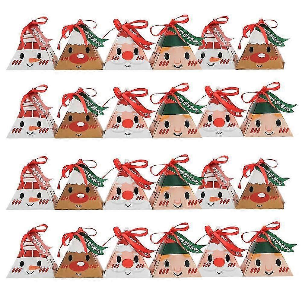 Festival gift box, triangular box, candy paper box