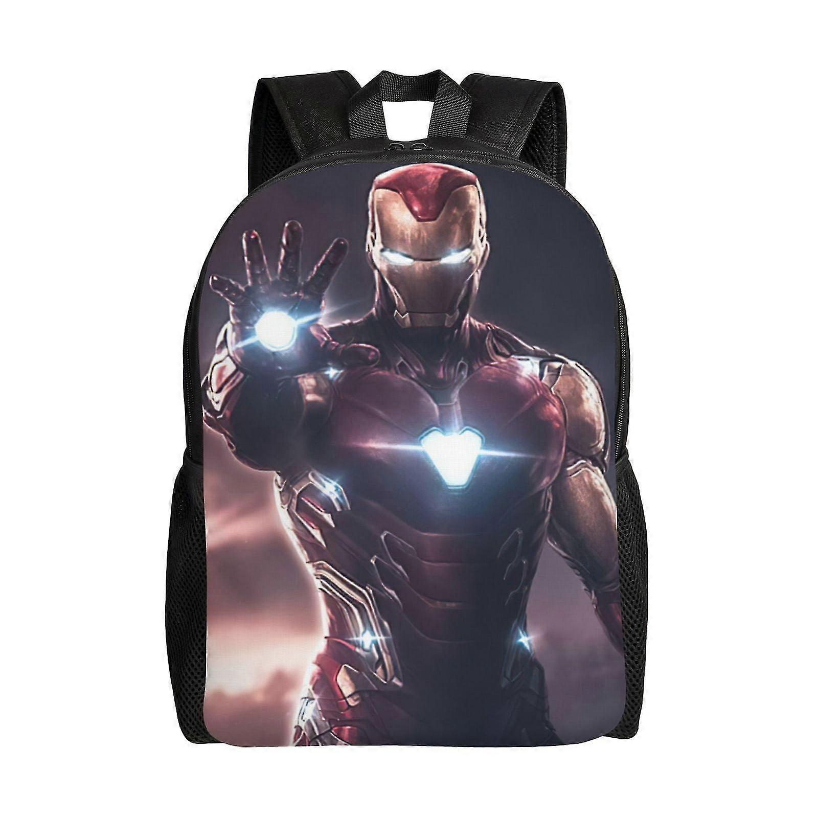 j6100 Iron Man Backpack, Travel Laptop Backpack, Water Resistant College School Computer Bag, Durable e6100