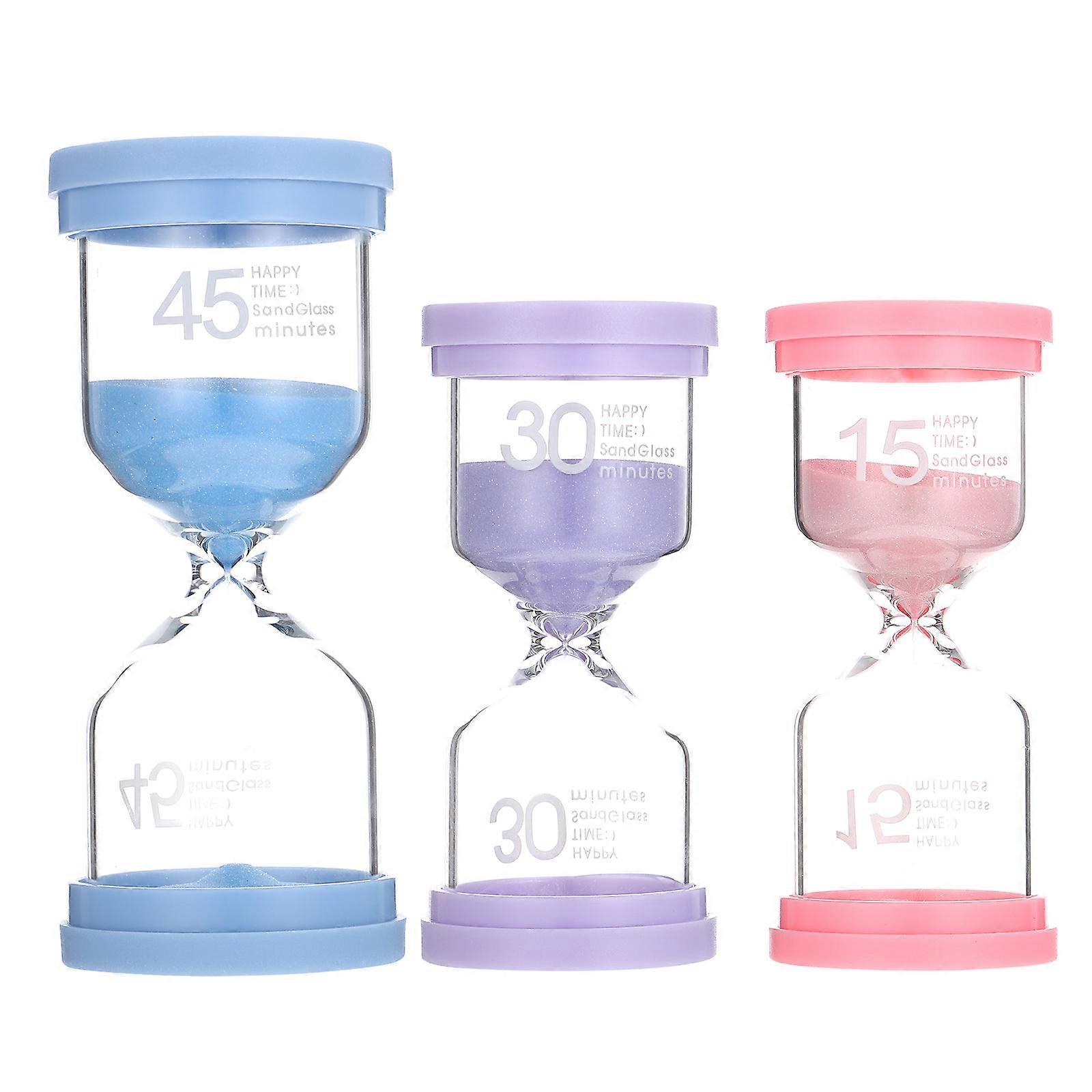 Gift Accessory Household Sand Timer Decorative Multi-Function Hourglass 15Pcs