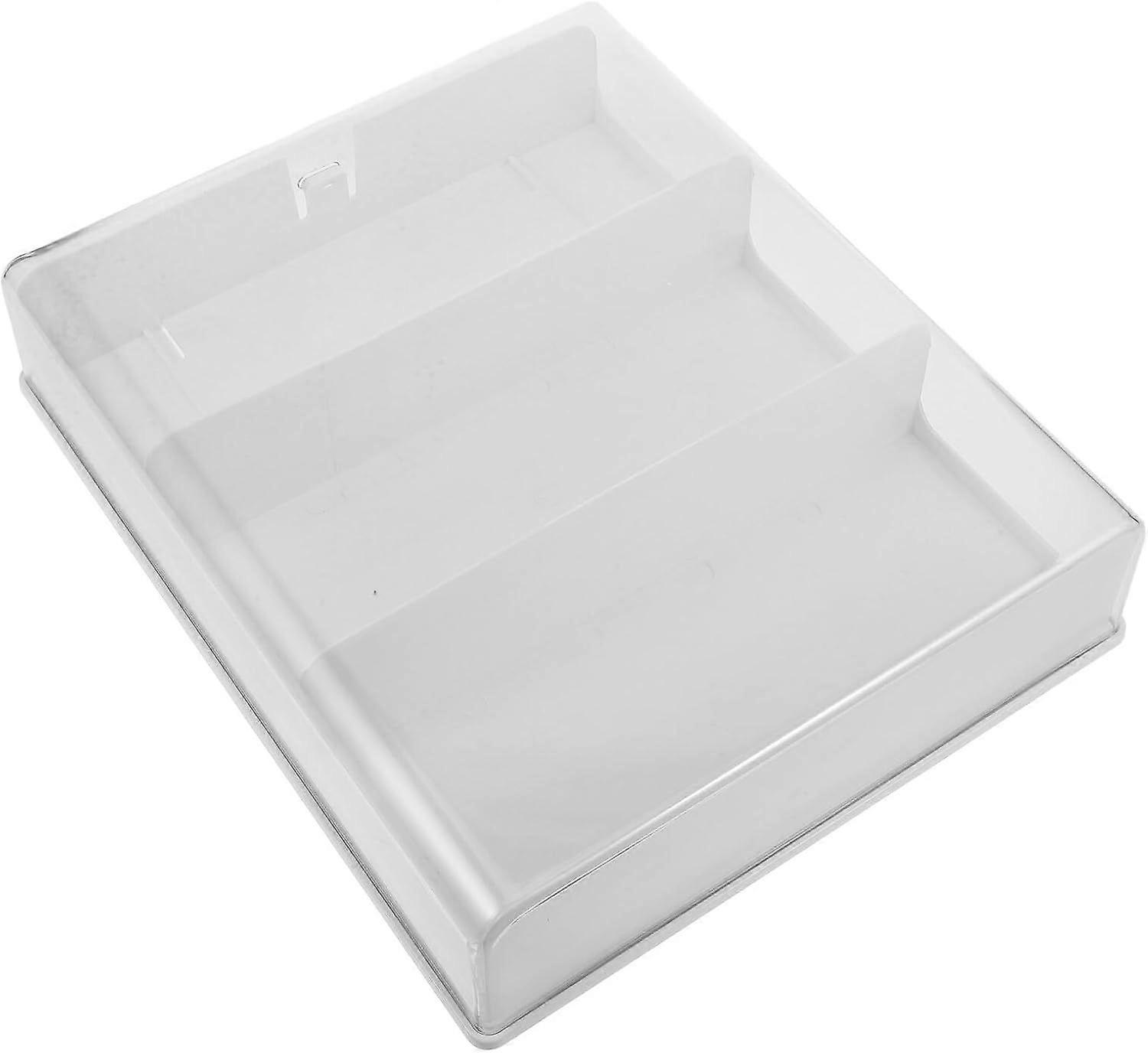 Adjustable Clear Acrylic Wall Mounted Storage Box with