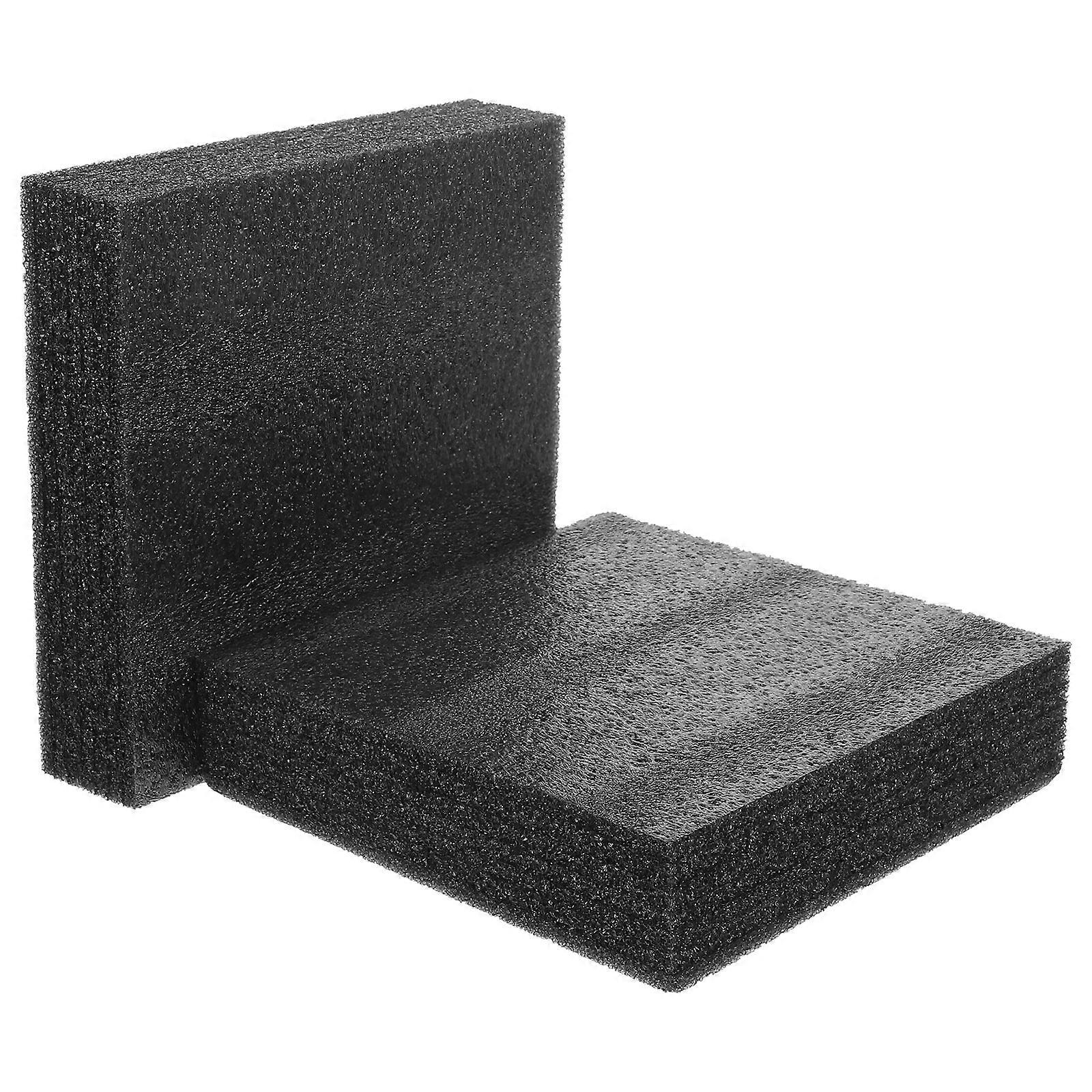 Black Packing Foam Board for Multi-Use Functions 2Pcs Foam Inserts