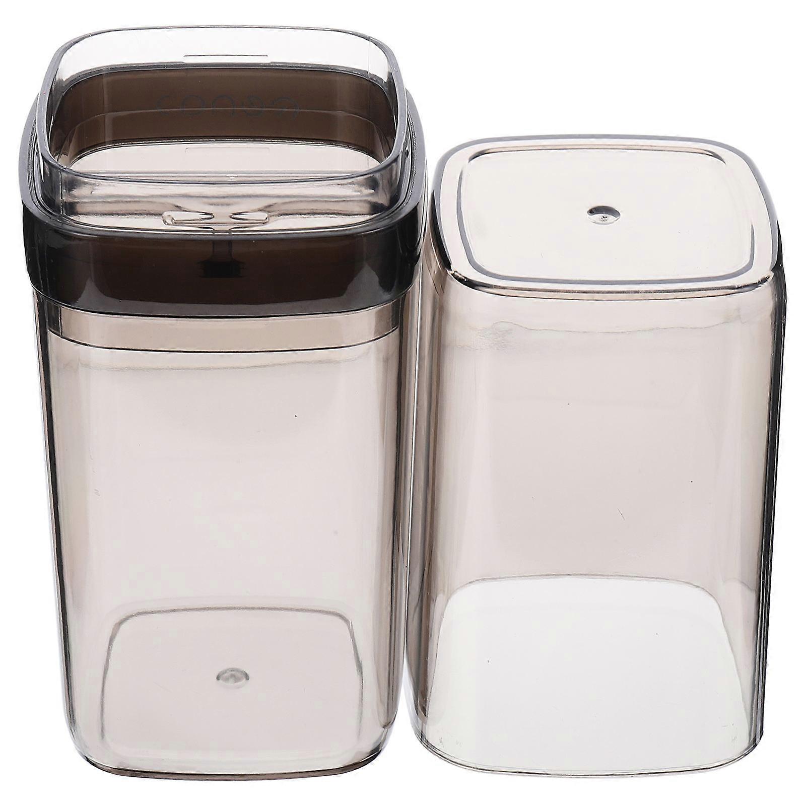 Travel Toothpaste Holder Toothbrush Case for Storage Use Transparent Grey