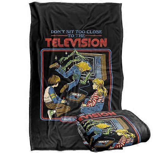 Steven Rhodes Don't Sit Too Close Soft Touch Blanket
