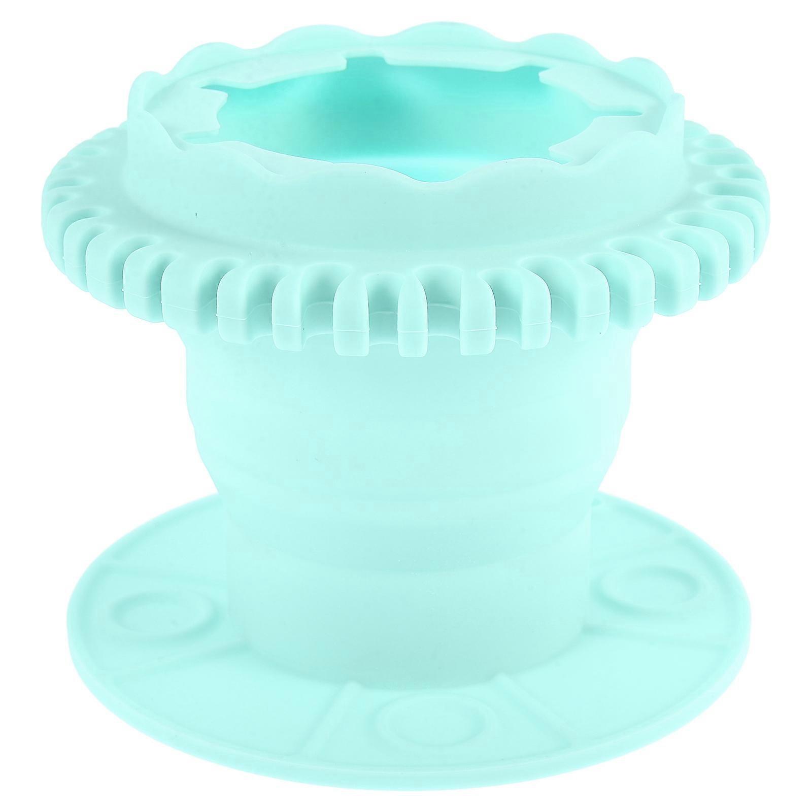 Makeup Tool Cleaning Box Silicone Makeup Sponge Cleaner for Use