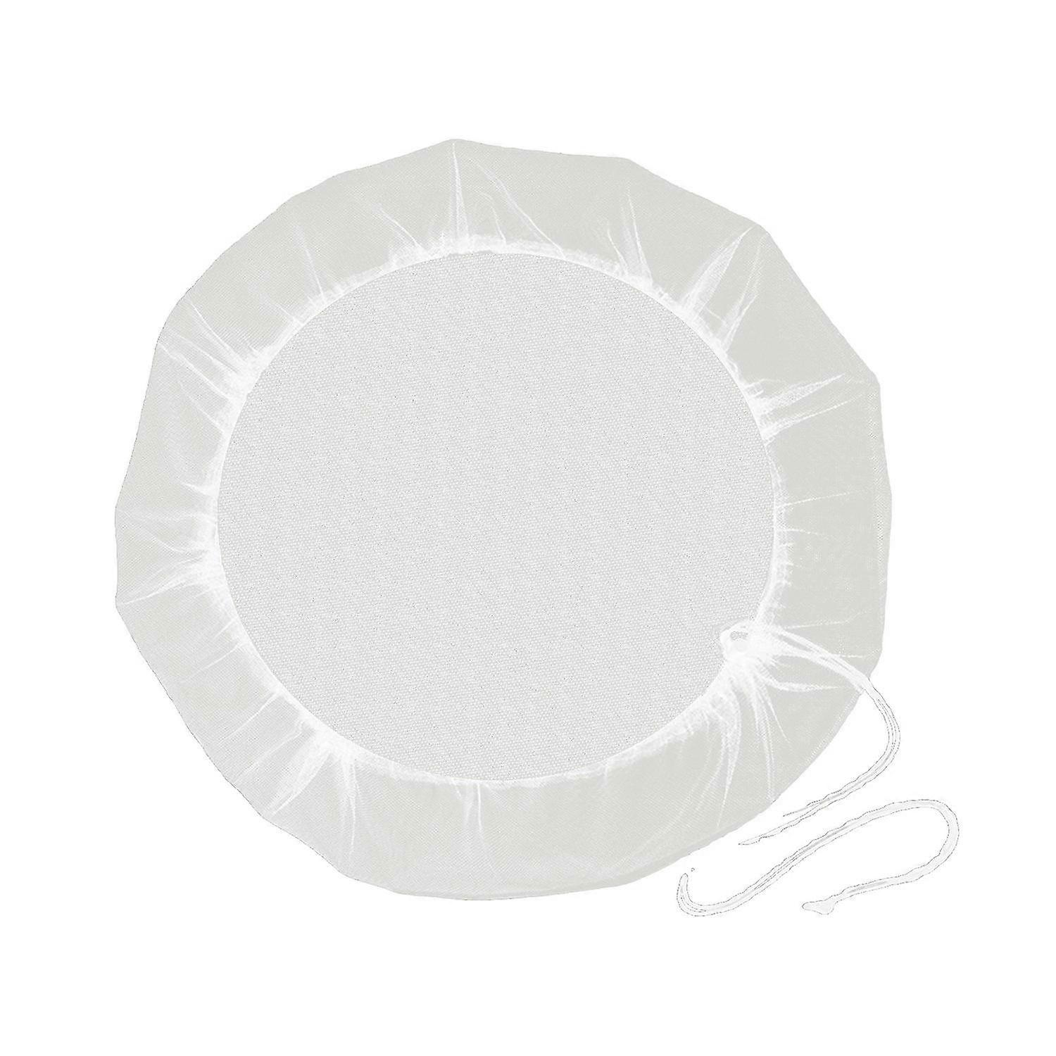 Rain Barrel Cover with Drawstring Fine Mesh Filter Dustproof Water Tank Screen Protector
