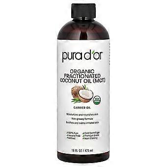 Pura D'or, Bio-Fraktioniertes Kokosnussöl (MCT), 473 ml (16 fl oz)