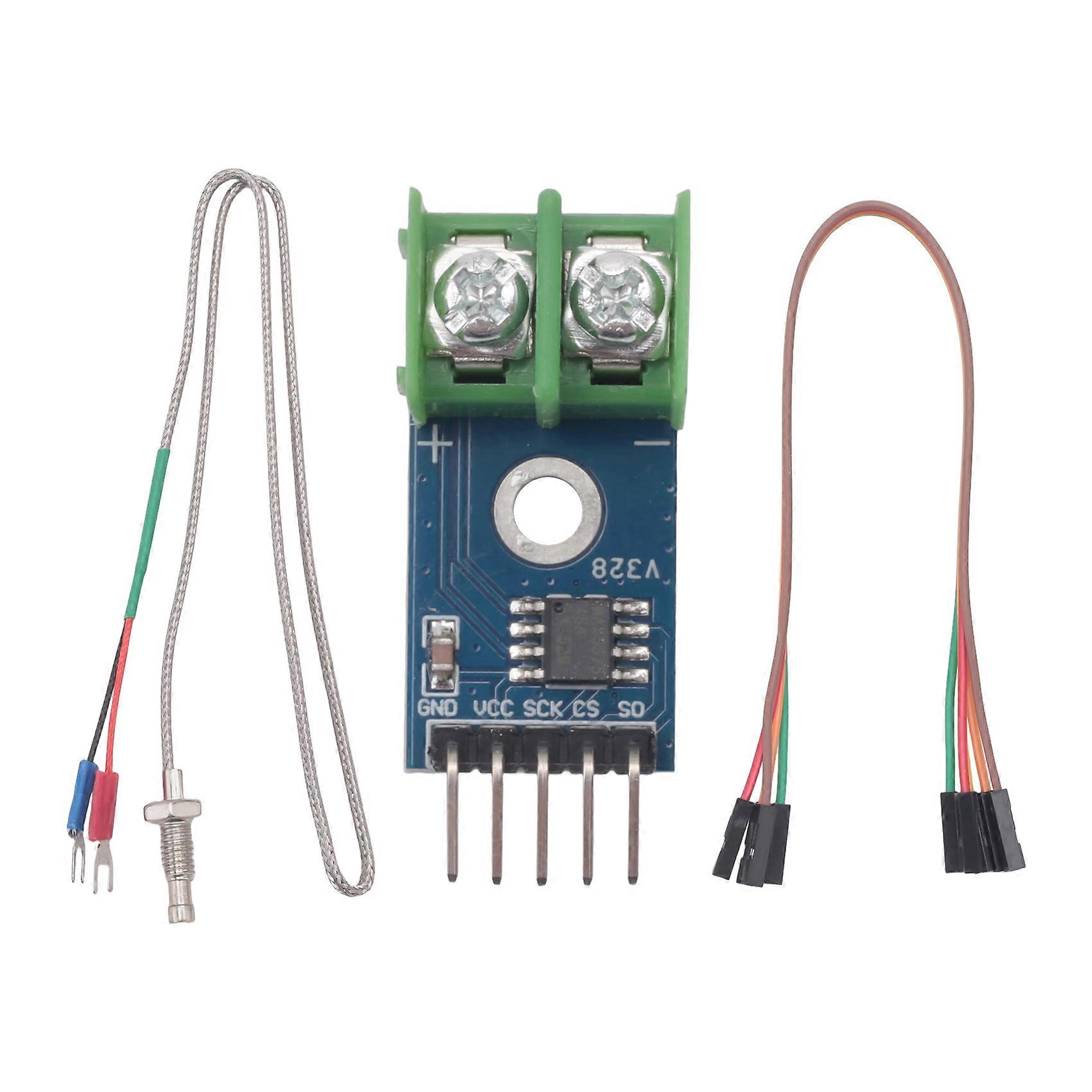 MAX6675 Module with K Type Thermocouple Sensor High Accuracy Measurement Tool High Temperature Measurable Module