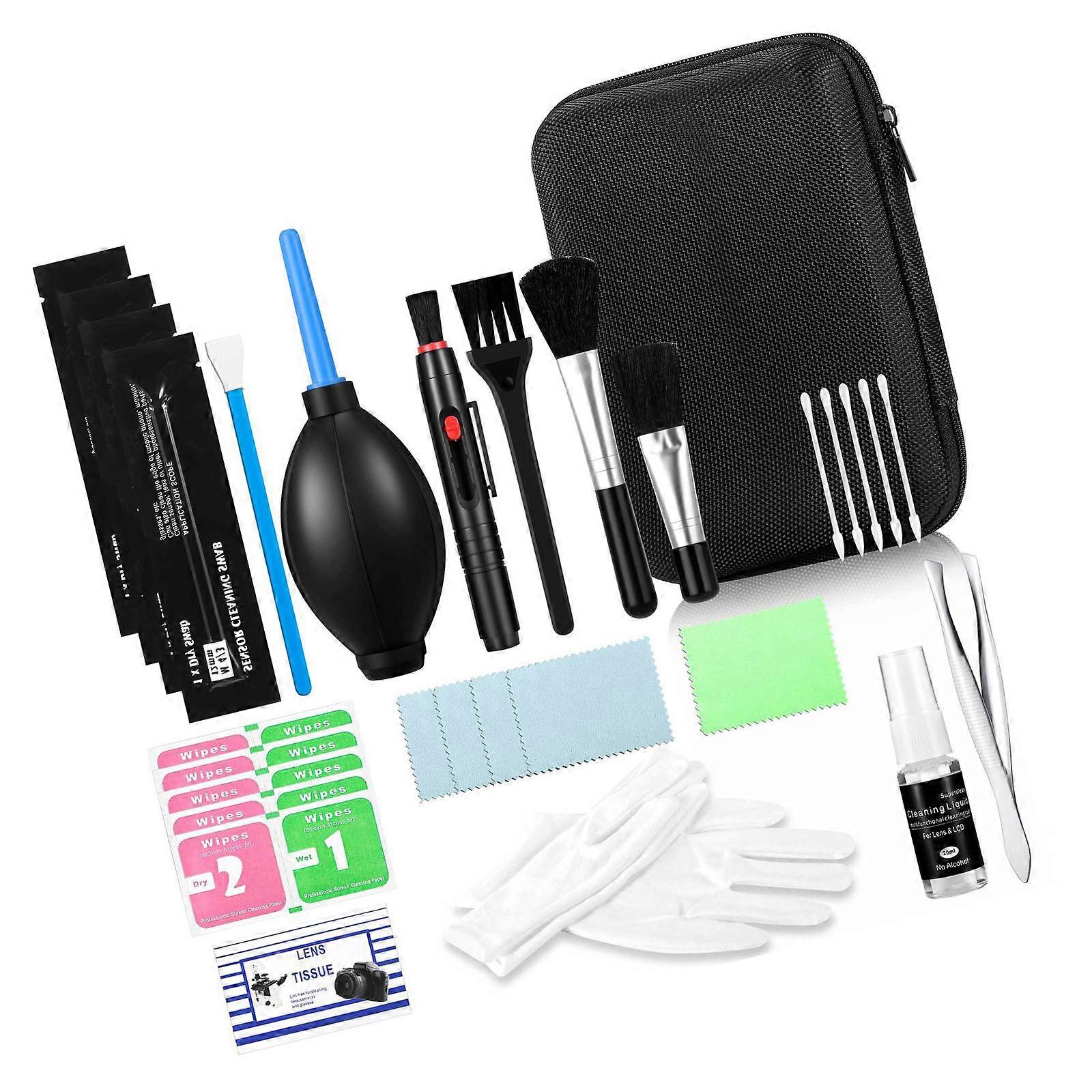 Basic Camera Care Kit Contains Mild Cloth Air Blower For Consistent execution Multicolor