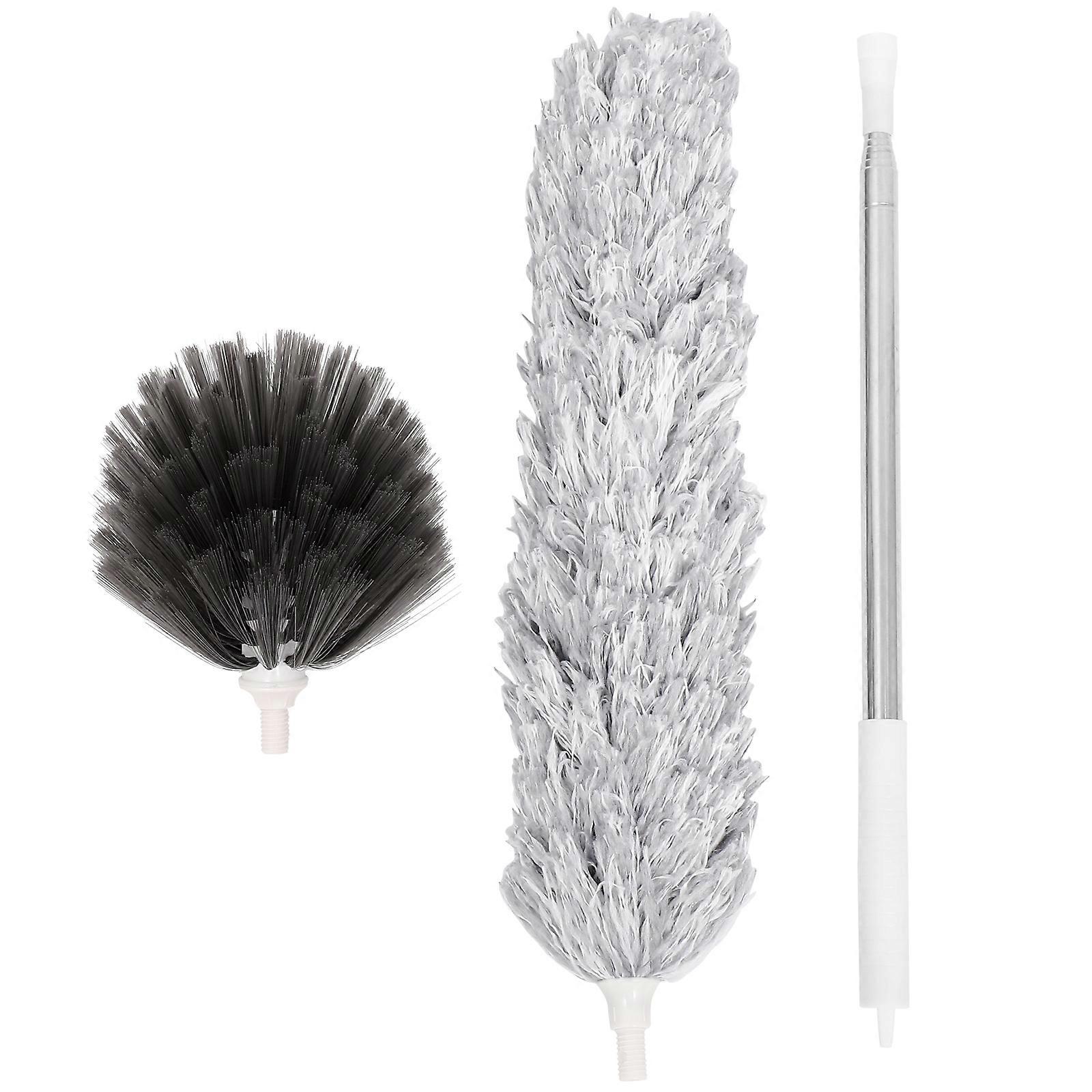 Fiber Duster Set Spider Web Dusting Brush for Cleaning 1Set