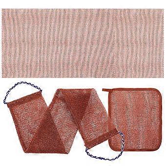 1 Set African Net Sponge Exfoliating Net Body Exfoliating Cloth Dusche Rücken Schrubber für Hinterfüße Gesicht