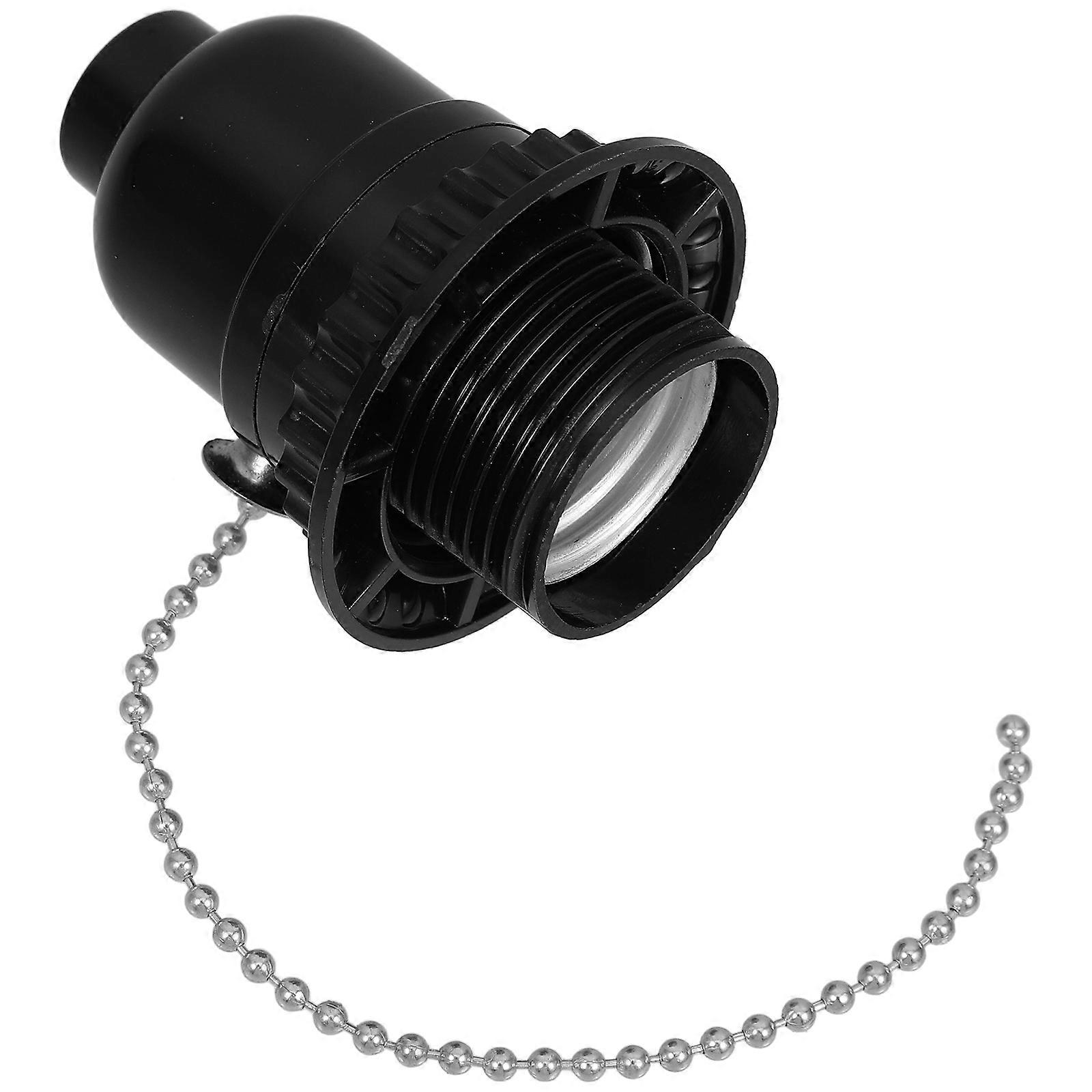 Pull Chain Light Fixture Pullswitch Lamp Holder Ceiling Light Socket Accessory E27 Lamp Holder with Pull Chain Ceiling Light Lamp Holder with Pull Cha