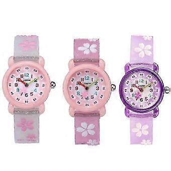 2026 Cartoon Kids Watch Waterproof Cute Time Recognizing Quartz Watch