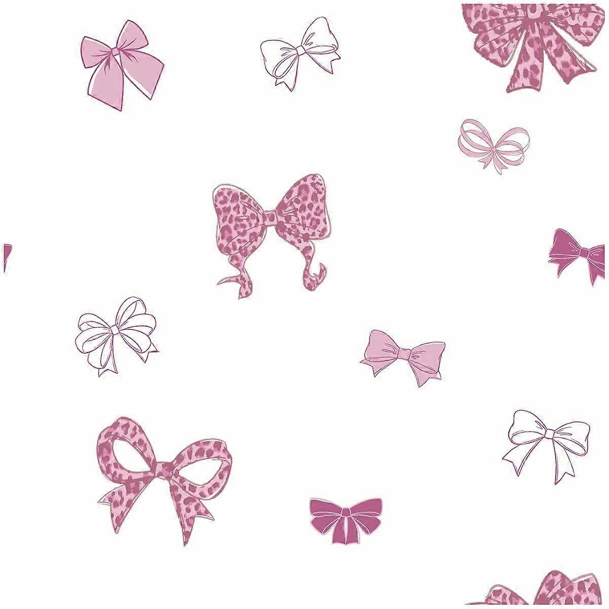 White Pink Bow Wallpaper EXCLUSIVE