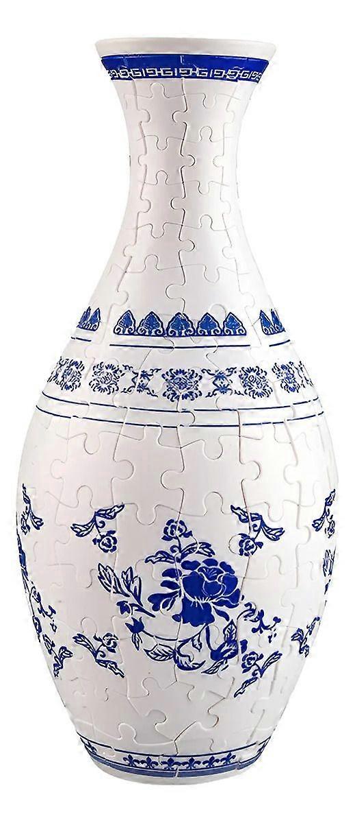 3D Jigsaw Puzzle Vase Built in Water Cup