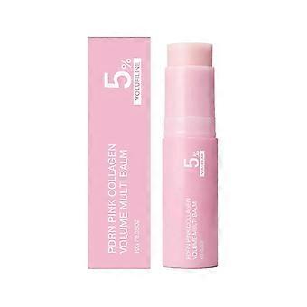 5% Volufiline PDRN Pink Collagen Balm Stick 10G, Face & Body Wrinkle Care Solution, Plumping & Radiance Boost for Under-Eyes, Neck, Lips