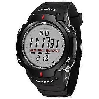 SYNOKE Big Numbers Watch Men 50M Waterproof Male Clock Alarm Stopwatch Multifunction Digital Watches Relogio Masculino