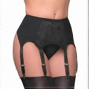 Women Sexy Suspenders Retro Vintage Style 6 Straps Suspender Belt Lingerie Garter Belt