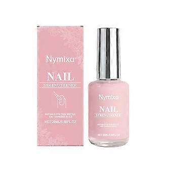 Nagelversterker, luchtdrogende roze neutrale nagellakversterker en nagelgroeibehandeling, nagelversterker voor dunne nagels en voor nagelgroei.