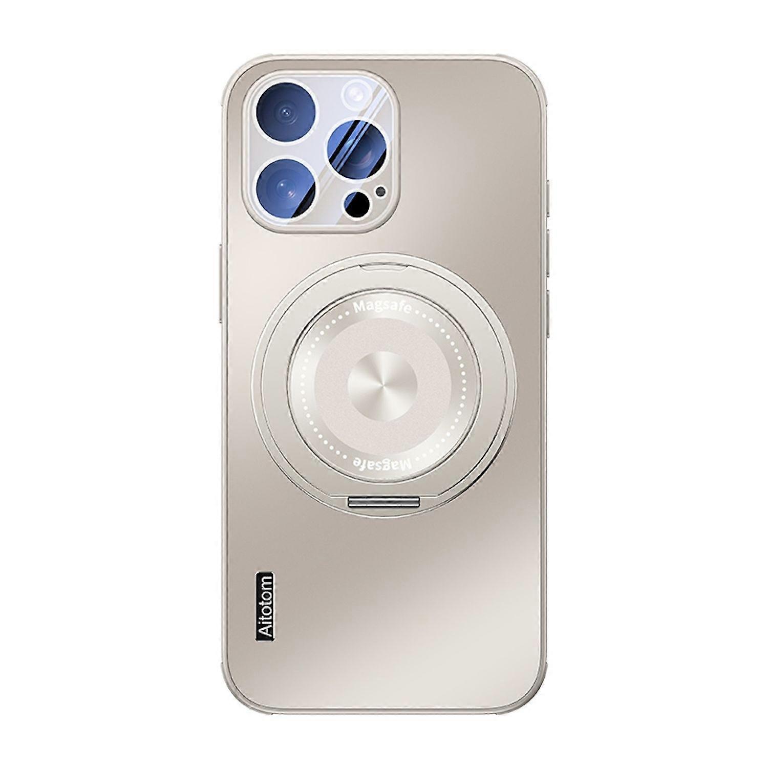 For Apple iPhone 16 Pro Max MagSafe Case with Cooling Function, Lens Protection, Titanium