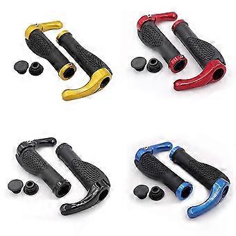 Fietshandvat met bar-uiteinden, claxons, slot, ergonomisch ontwerp, bergstuur, handvat, fiets, antislip, rubberen handvatten