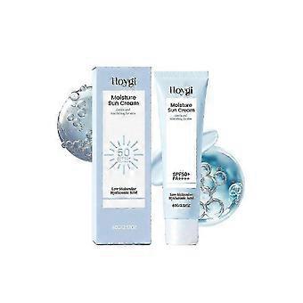 Feuchtigkeitsspendende Sonnencreme mit niedermolekularer Hyaluronsäure, mattierendem Finish, ohne weißen Film, LSF 50+ PA++++, beruhigende Feuchtigkeitspflege, täglicher Sonnenschutz für trockene, fettige und empfindliche Haut