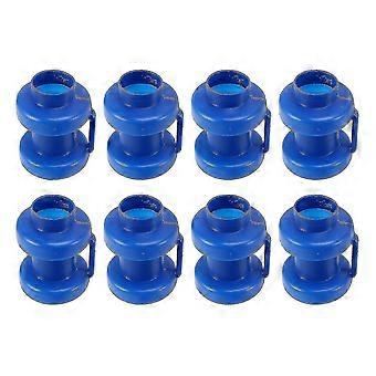 8pcs Trampoline Enclosure Pole Cap Plastic Trampoline Pole Caps Replacement Mini Trampoline Leg Cap
