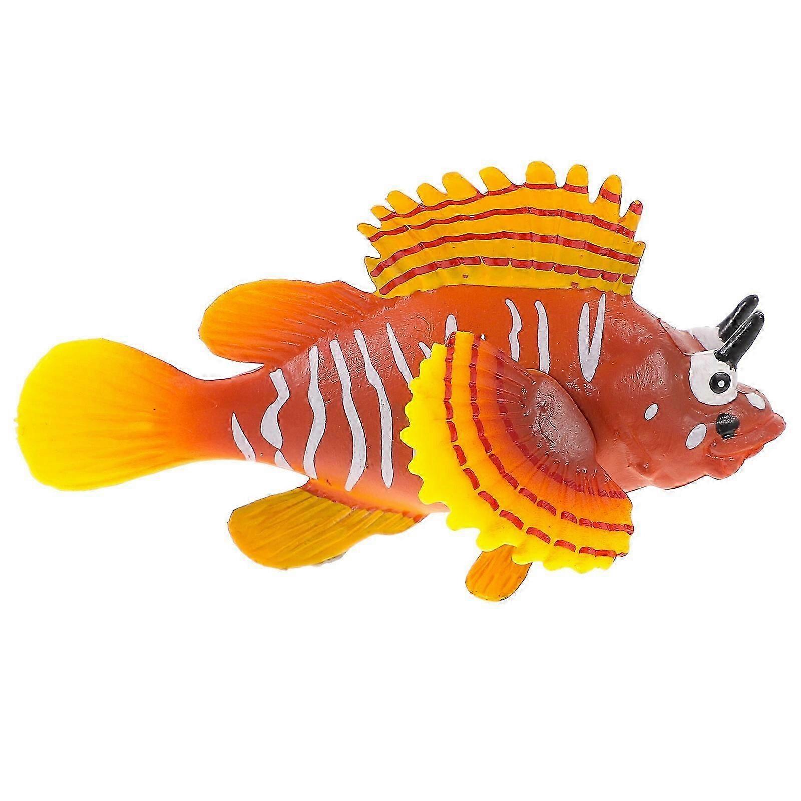 Simulation Fish Model Plastic Fish Figurine Simulation Animal Educational Model