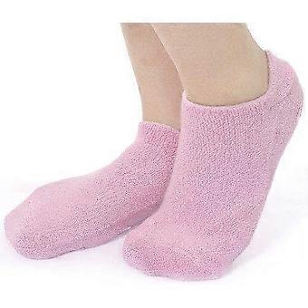 CALCETINES DE GEL HIDRATANTE PURO PARA EL CUIDADO DE LOS PIES, TRATAMIENTO DE SPA, ANTIDESLIZANTES, 2 UDS. DE REGALO