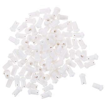 Eyelash Glue Bottle Anti-Blocking Needles for Salon Use 100Pcs White