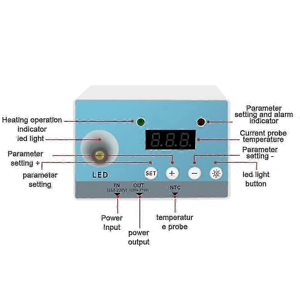 Compact 100W Digital Temperature Switch