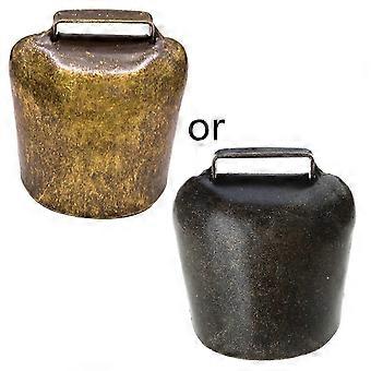 Antique Style Metal Cow Bells, Loud Horse Sheep Copper Bells, Cattle Farm Animal Neck Bells Metal Pet Bells Bronze Bell Green Bronze Large