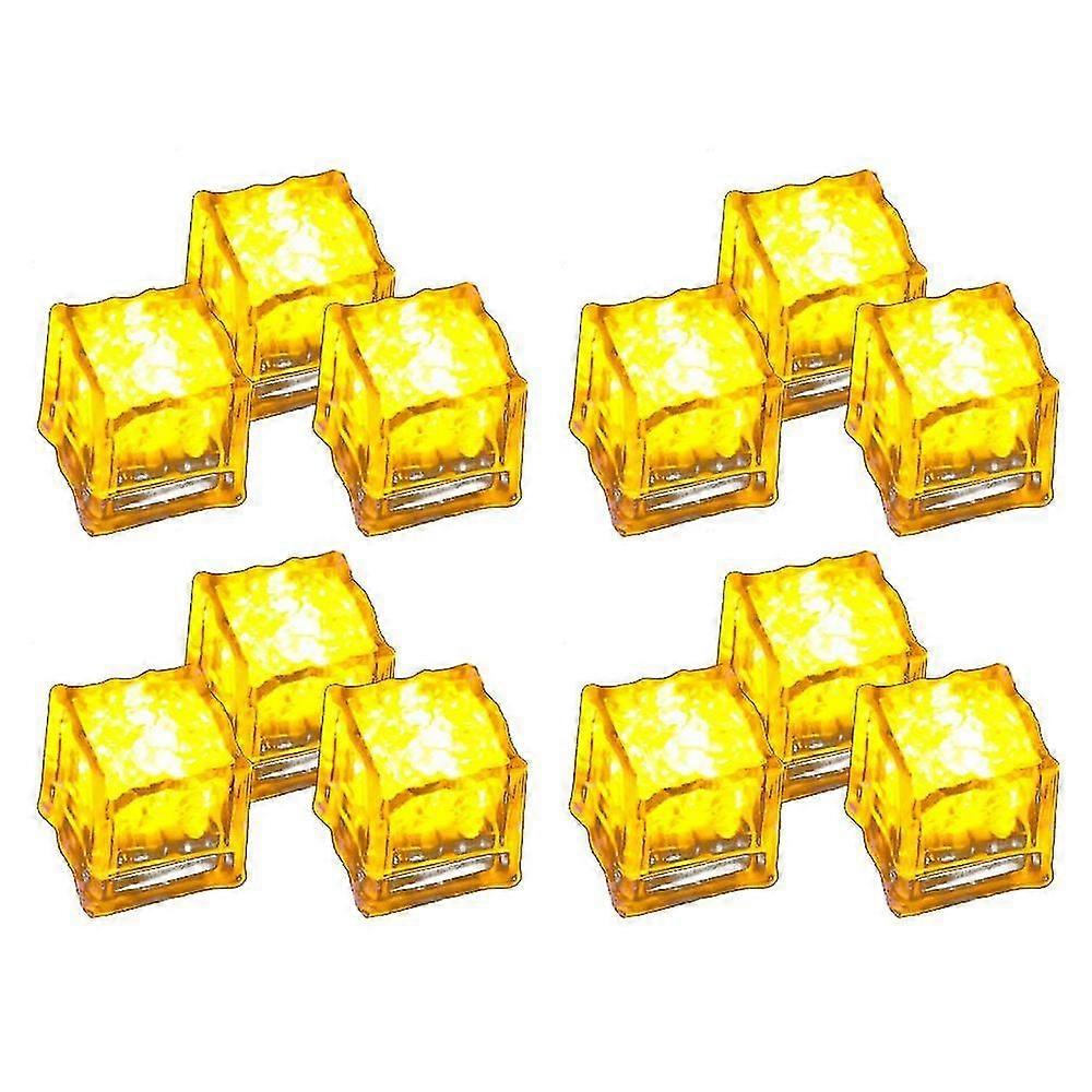 Lysande LED-isbitar (12)