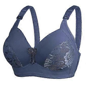 Women's No Underwire Push Up Bra Full Coverage Wirefree Plus Size Double Support Padded