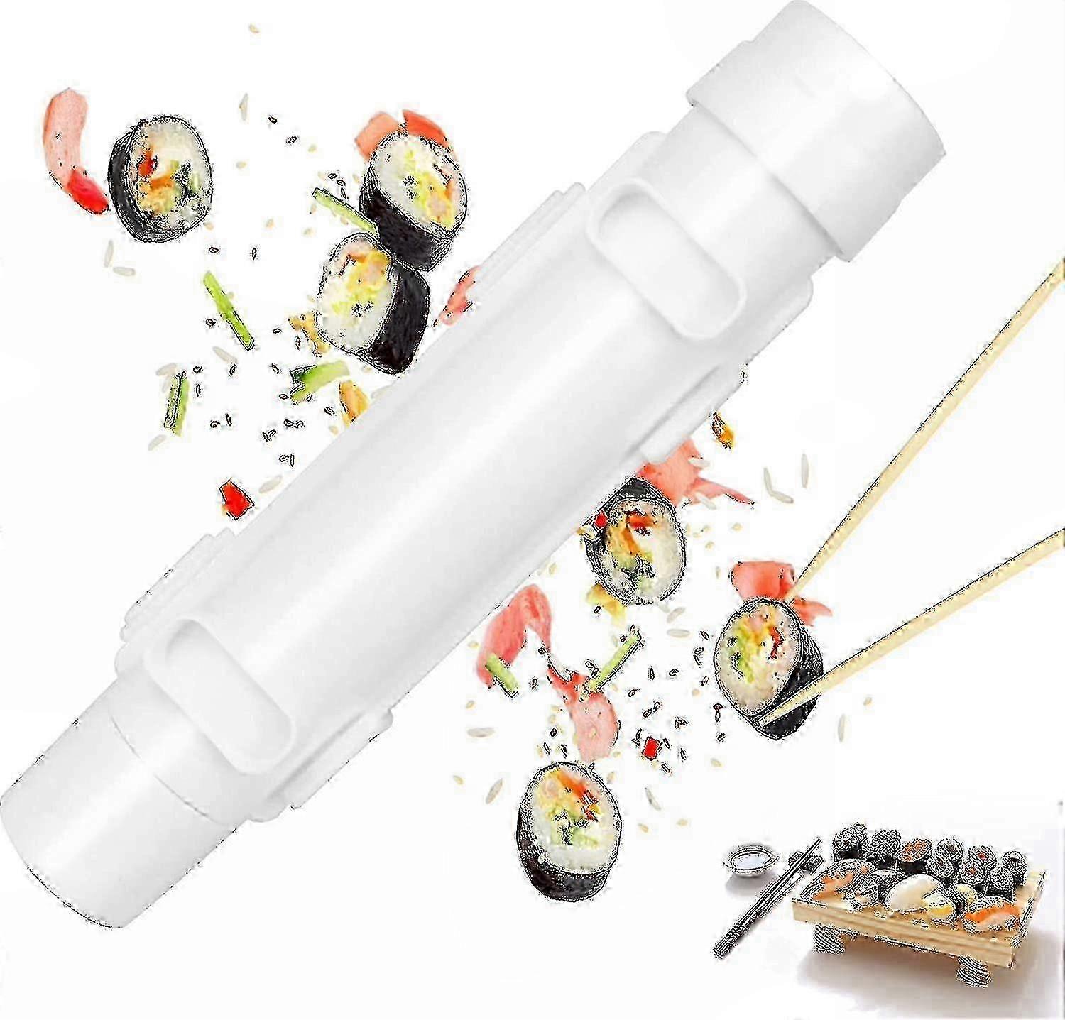 DIY Sushi Roller Machine, Vegetable and Meat Rolling Tool, ya0