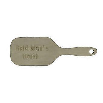 Kale Man Metalen Kam en Borstel Set Grappig Nieuwigheidje Verzorgingscadeau