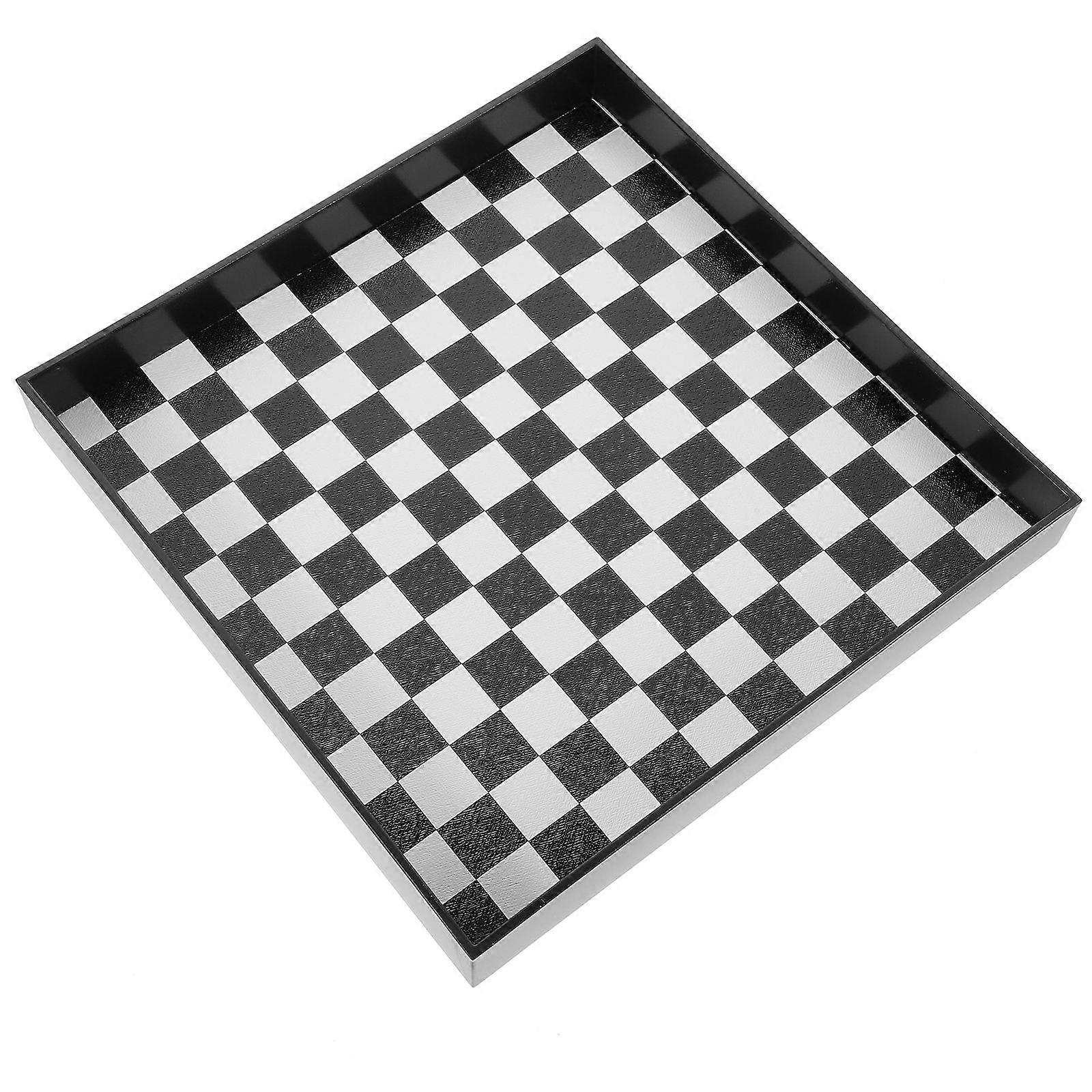 Checkerboard Pattern Storage Tray for Bathroom Storage