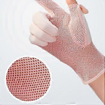 Thin Ice Silk UV Sunscreen Gloves for Women, Breathable Design for Outdoor Sports & Cycling
