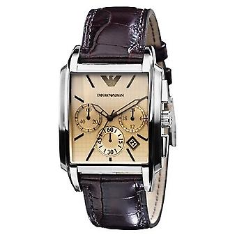 Armani classics Quartz Analog Men Watch with AR0479 Cowskin Bracelet