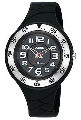 Lorus regarde Quartz Analog Child Watch avec bracelet en caoutchouc RG273EX