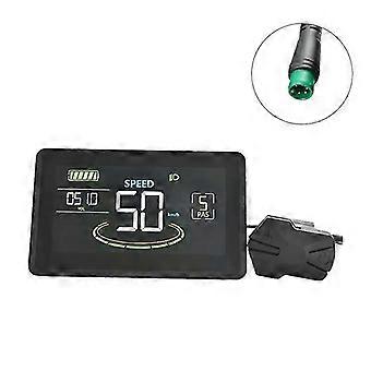 H6C Electric Bike LCD Display Meter 24V-60V E Scooter LCD Panel Color Screen with USB UART for Electric Bike(5PIN) PARYT