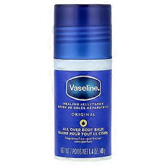 3 x Vaseline, Healing Jelly™, Helende balm til hele kroppen, uden parfume, 1,4 oz (40 g).