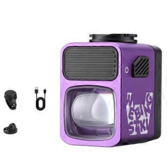 WEST BIKING 1600 Lumens Bicycle Headlight IPX5 Waterproof Bicycle Headlight Light Wireless Remote Control Purple