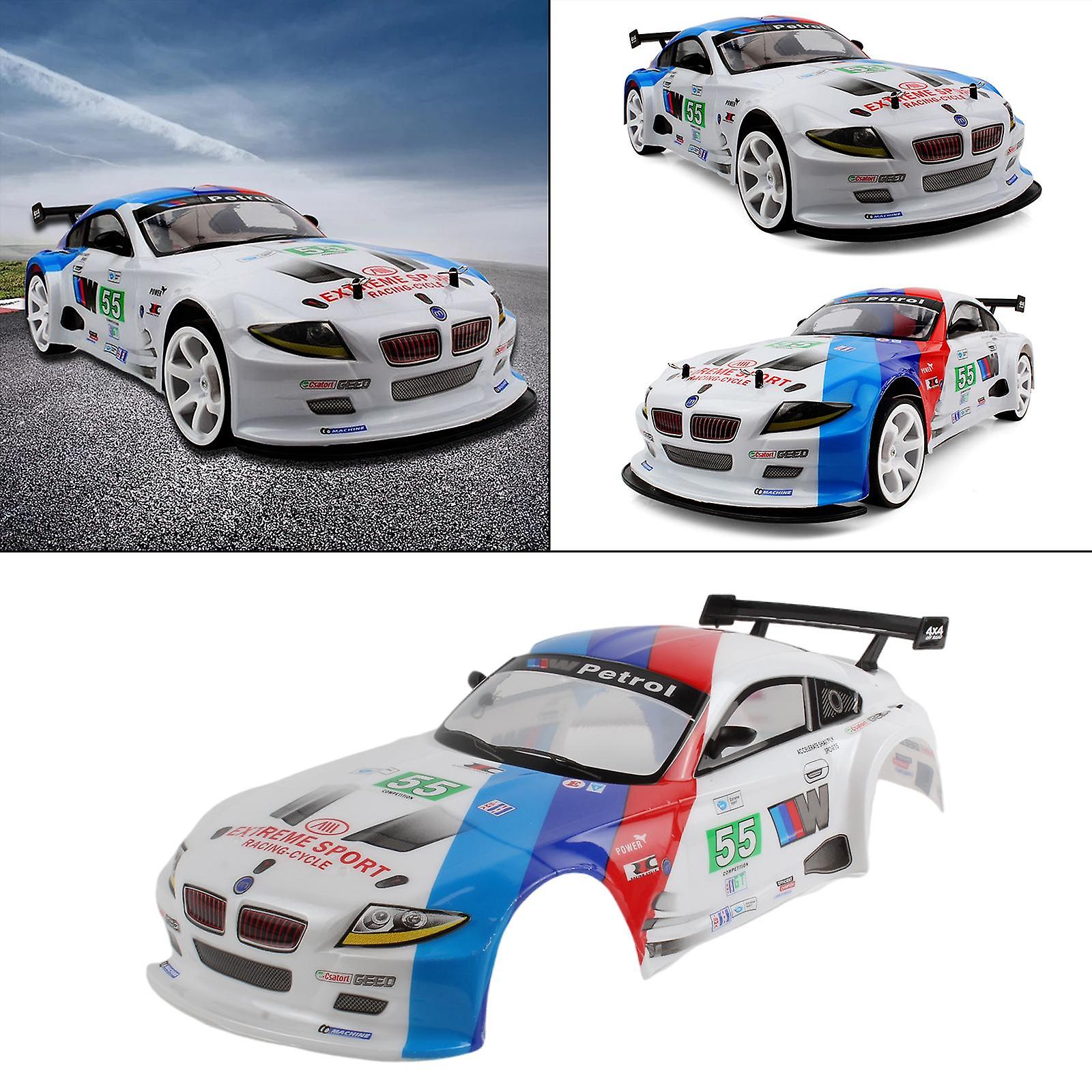 1/10 Four-wheel Drive High-speed RC Racing Car Body Shell Parts 1x