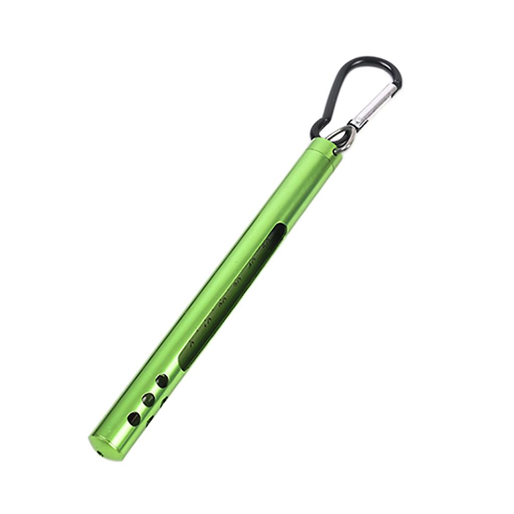 1 st. Utomhus Metall Flugfiske Vattenströmstermometer Bäcksidesvatten