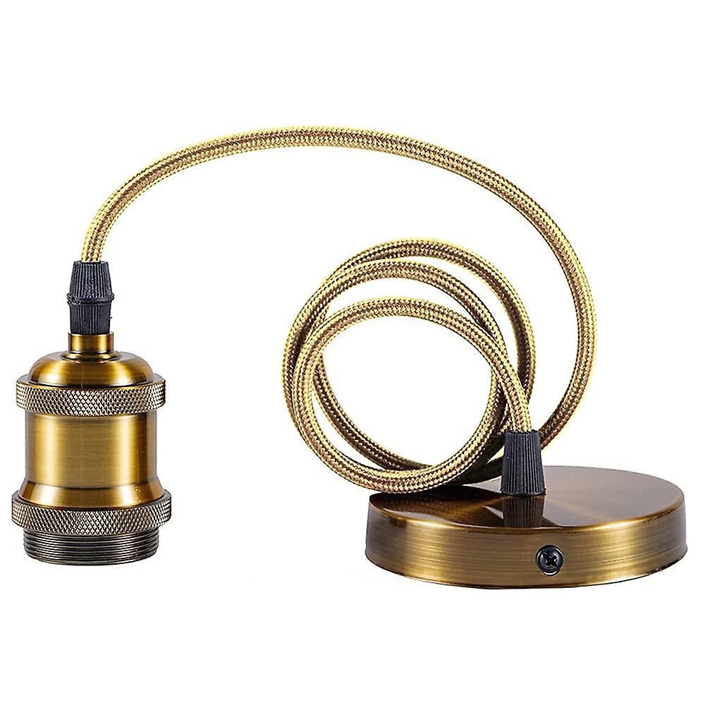 2023 - E27 Pendant Light Fixture, E27 Pendant Lights Accessories With Adjustable Braided Cable