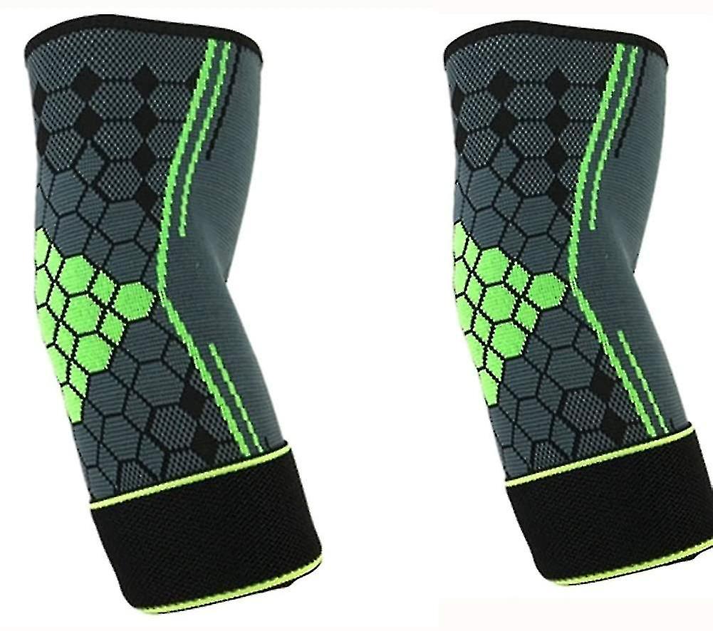 Elbow Brace2 Packs) Adjustable Compression Elbow Support Sleeves With Strap For