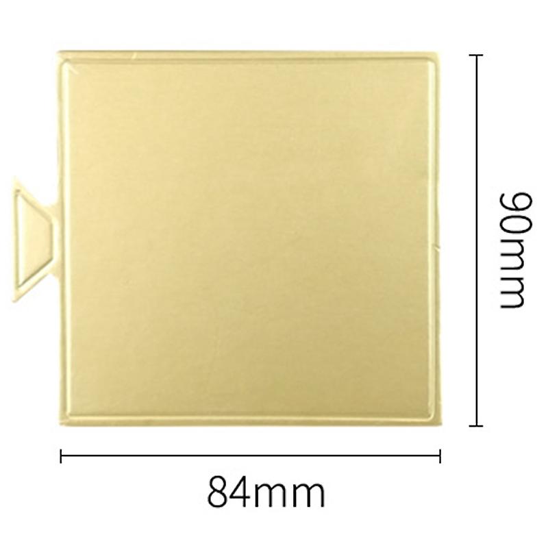Practical Cake Pad Multipurpose Greaseproof Mousse Cake Board Gold Paper Cupcake Mat
