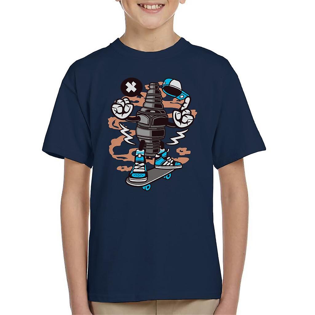 Sparkplug Skateboard Kid's T-Shirt