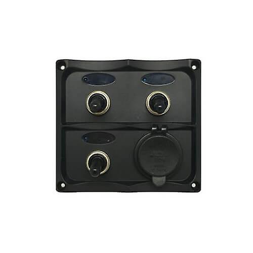3 SWITCH Panel with Dual Usb Socket 4.2A Stylish Panel Superior High Quality