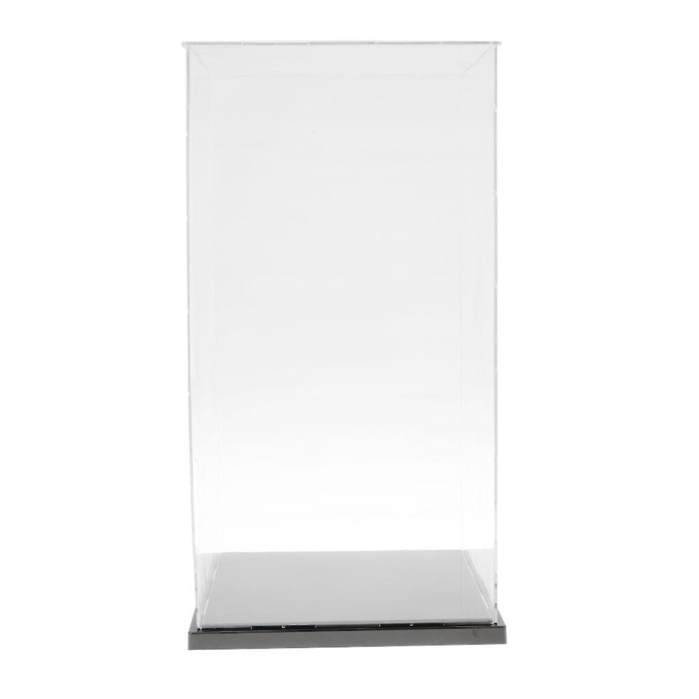 Transparent Display Case With Black Base For Model B Figures